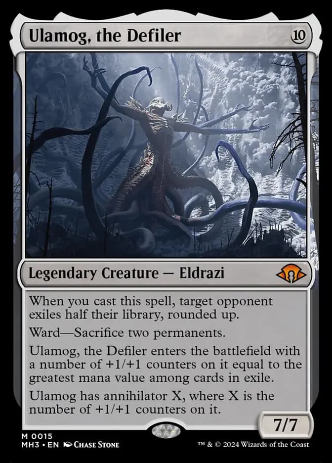 Card image of Ulamog, the Defiler