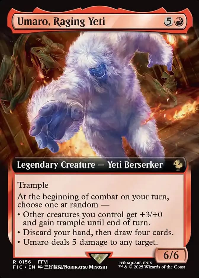 Card image of Umaro, Raging Yeti