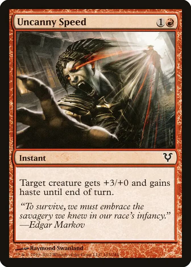Card image of Uncanny Speed