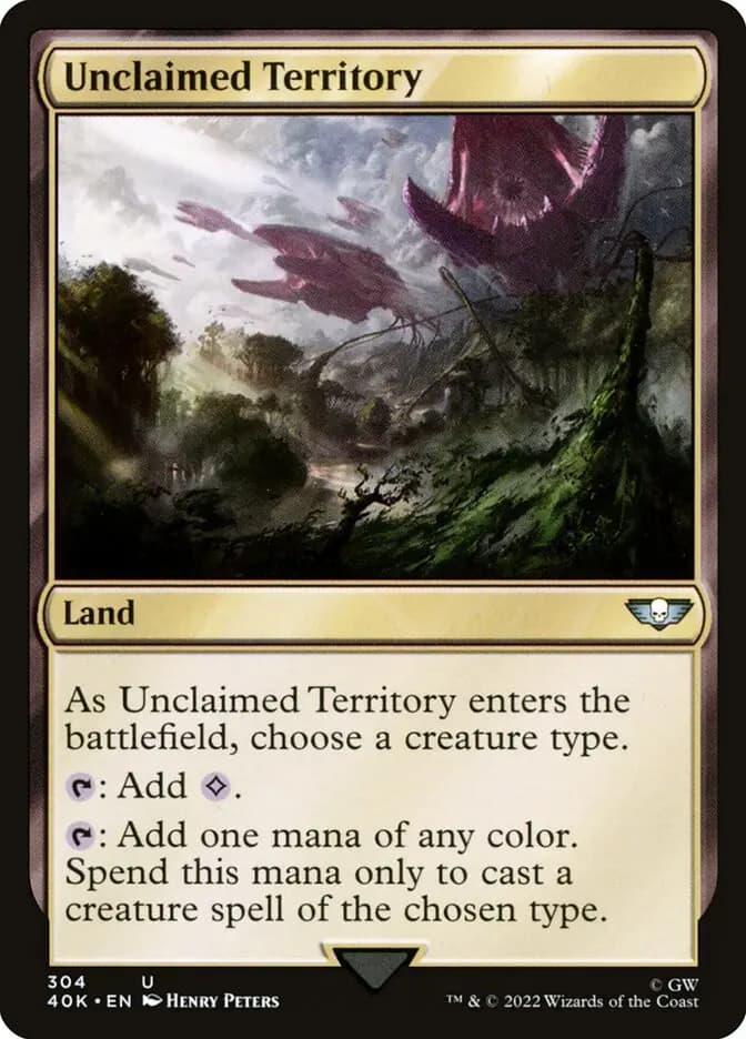 Card image of Unclaimed Territory