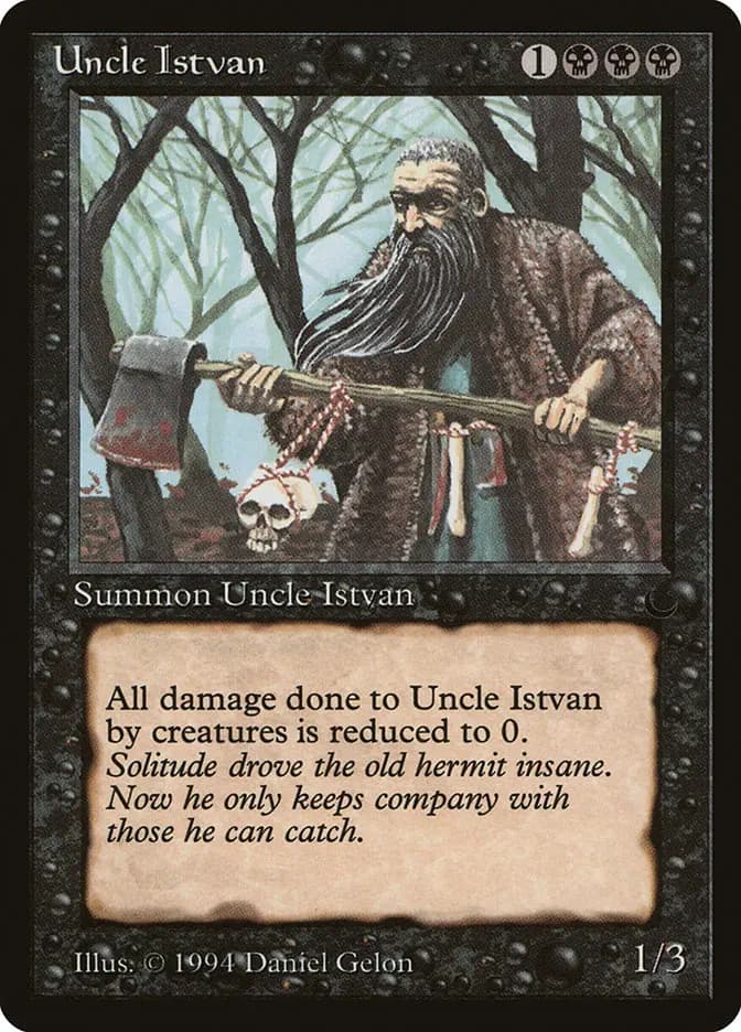 Card image of Uncle Istvan