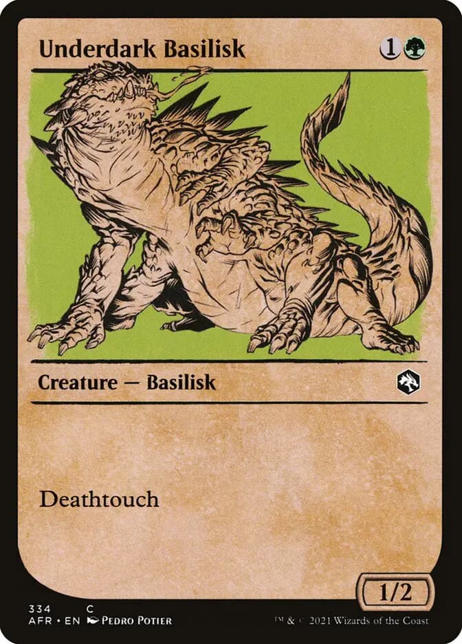 Card image of Underdark Basilisk