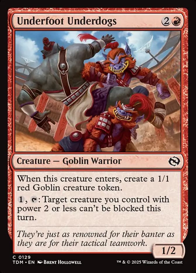 Card image of Underfoot Underdogs