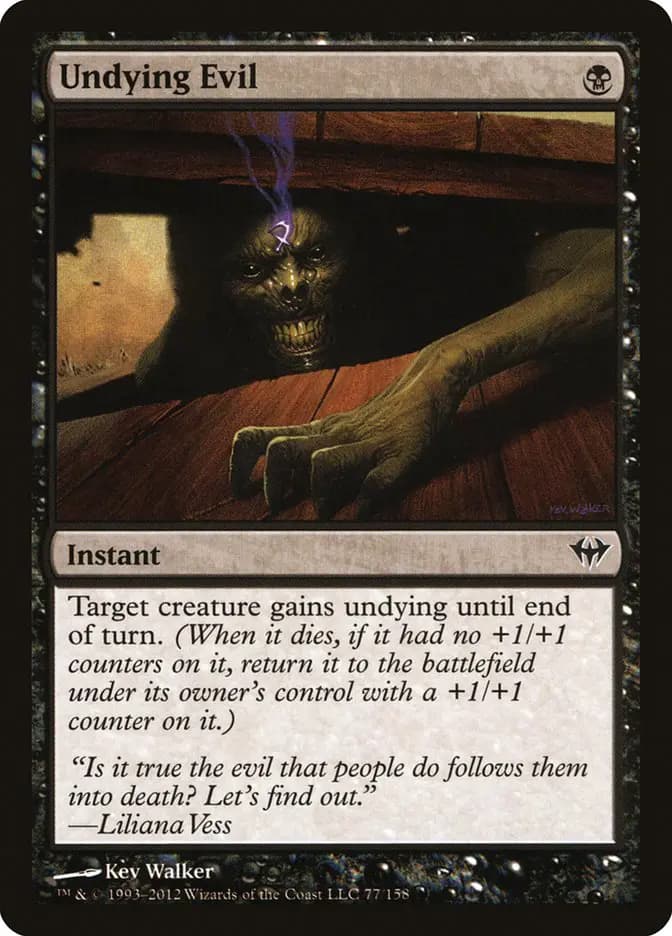 Card image of Undying Evil