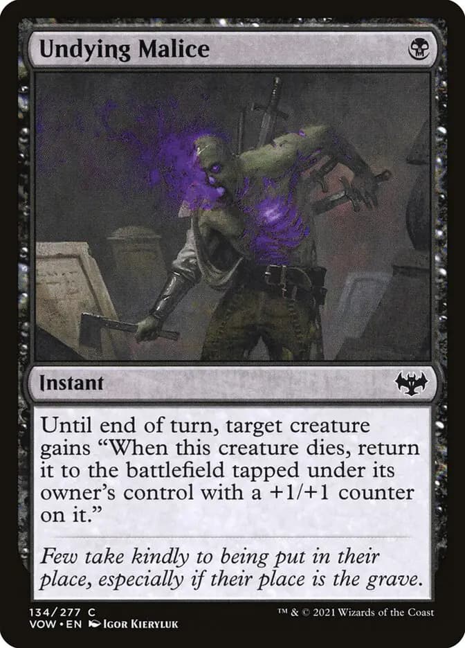 Card image of Undying Malice