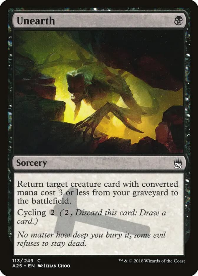 Card image of Unearth
