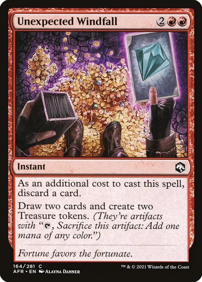Card image of Unexpected Windfall
