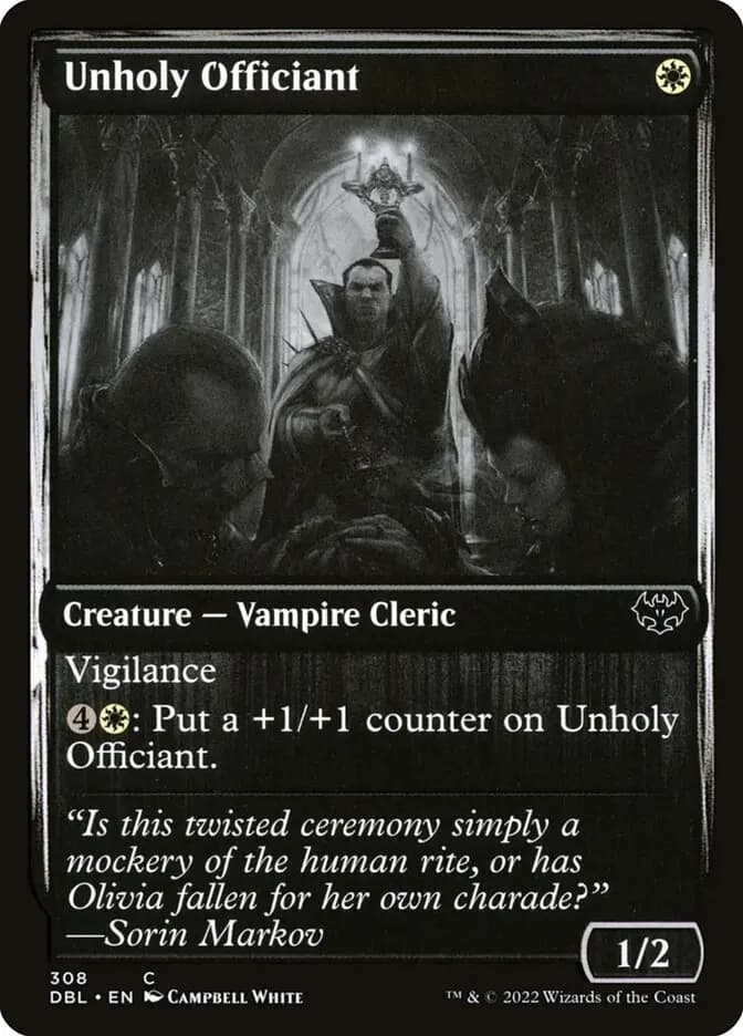 Card image of Unholy Officiant