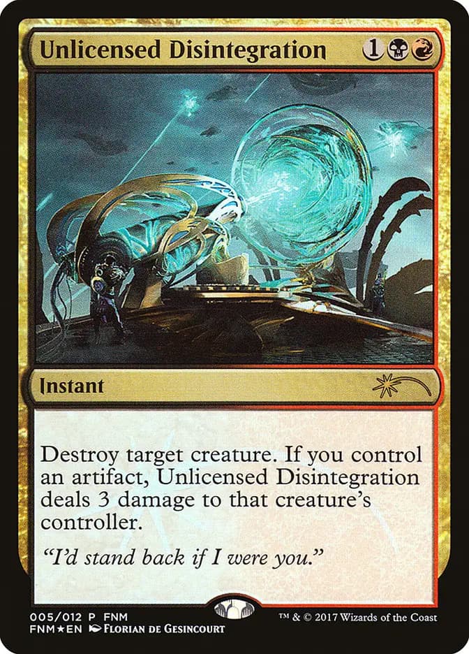 Card image of Unlicensed Disintegration