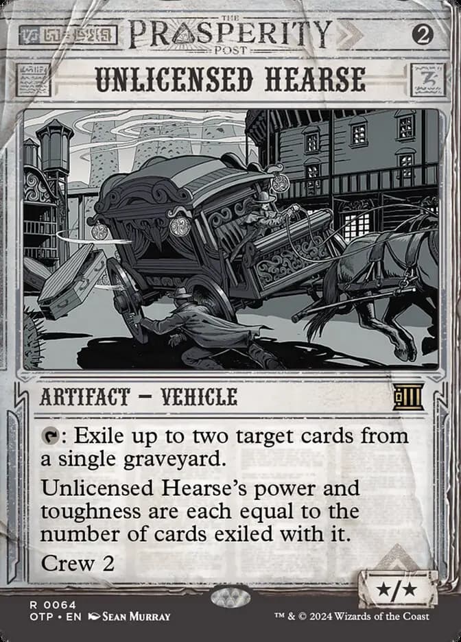 Card image of Unlicensed Hearse