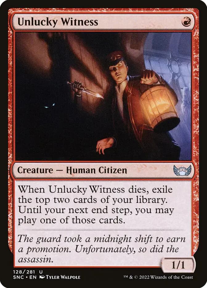Card image of Unlucky Witness