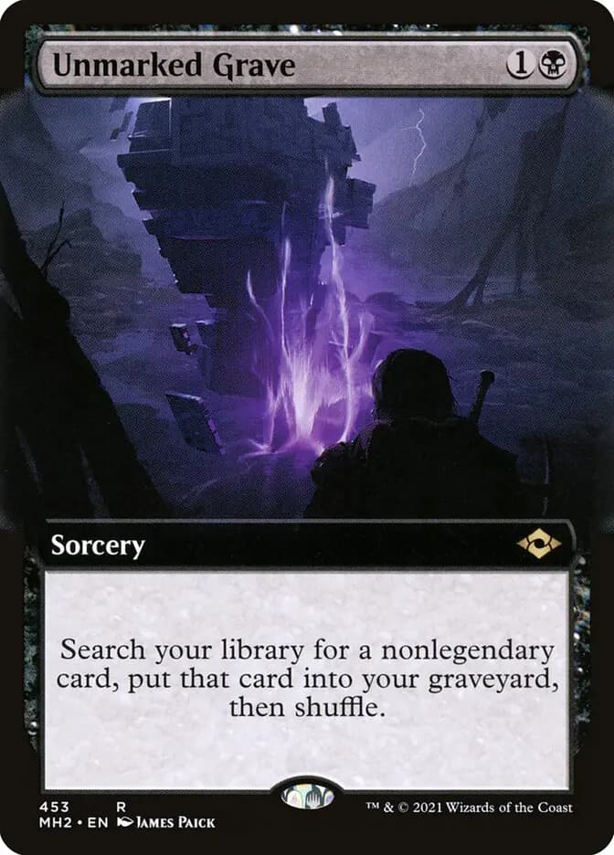 Card image of Unmarked Grave
