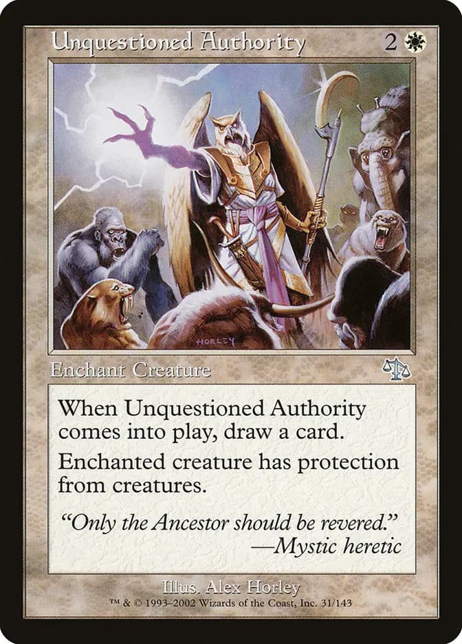 Card image of Unquestioned Authority