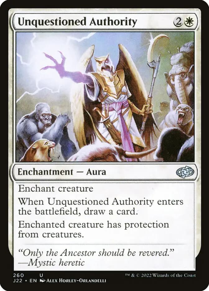 Card image of Unquestioned Authority