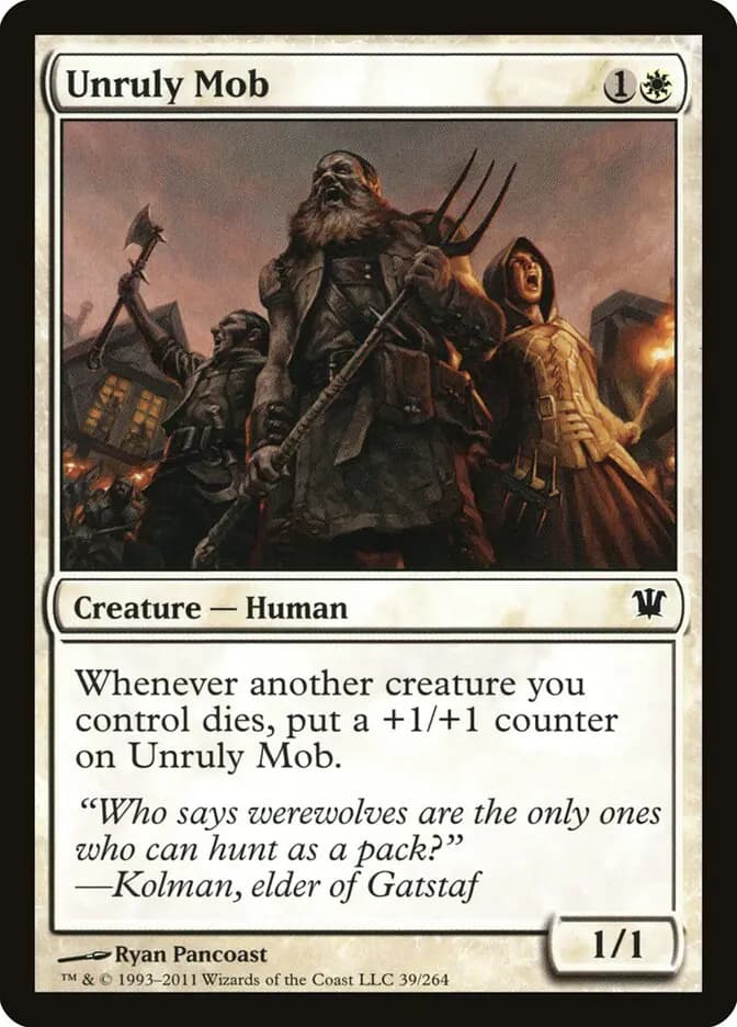Card image of Unruly Mob