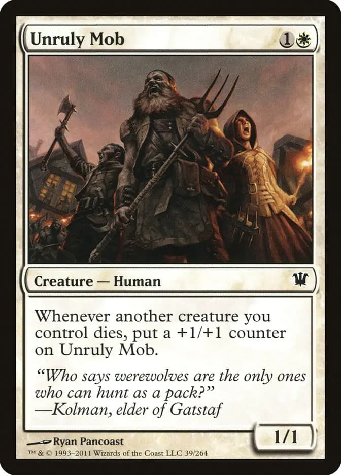 Card image of Unruly Mob