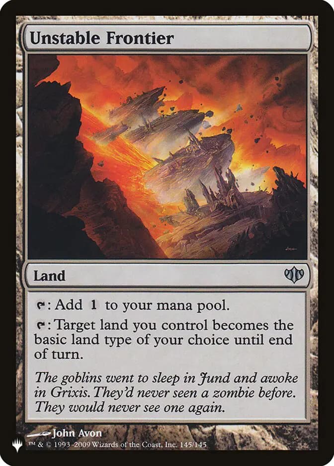 Card image of Unstable Frontier