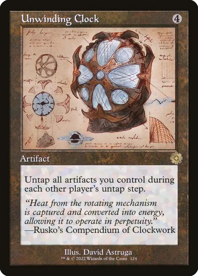Card image of Unwinding Clock