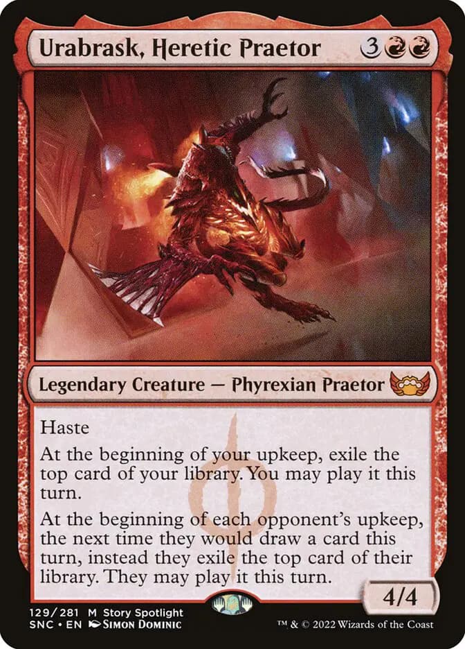 Card image of Urabrask, Heretic Praetor