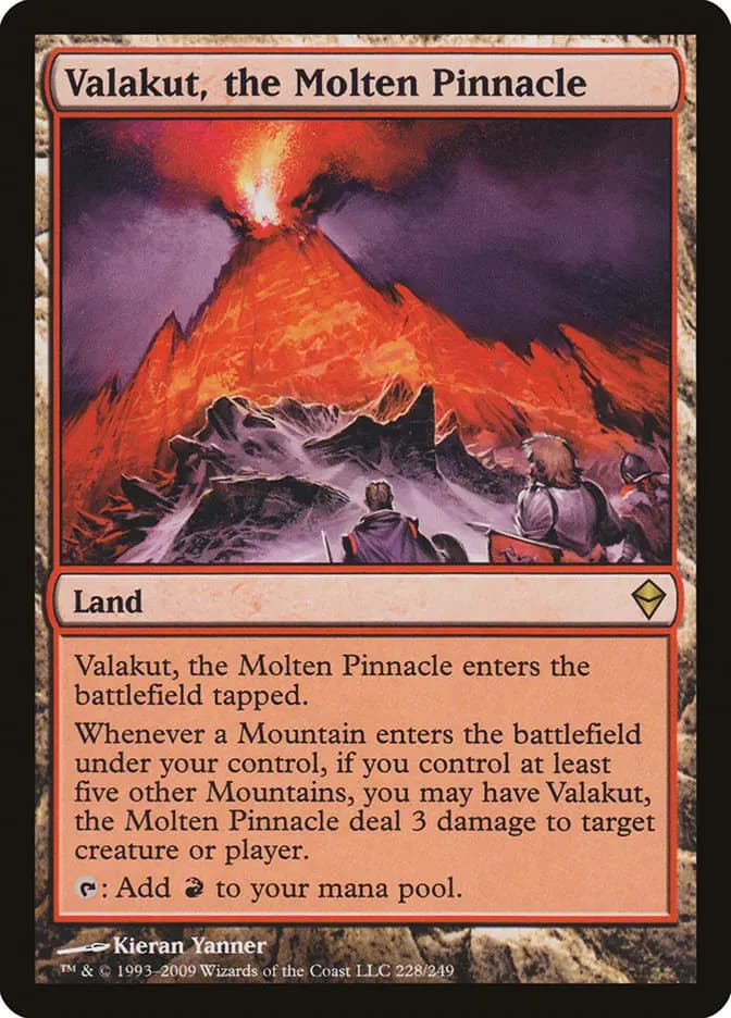 Card image of Valakut, the Molten Pinnacle
