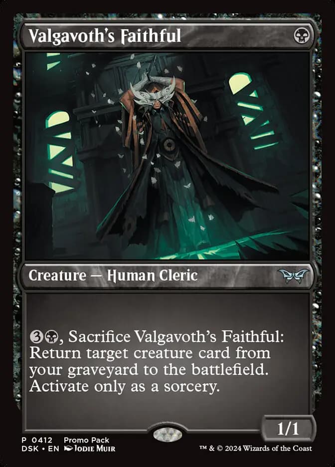 Card image of Valgavoth's Faithful