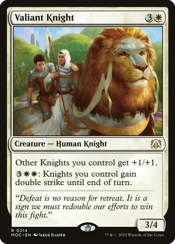 Card image of Valiant Knight