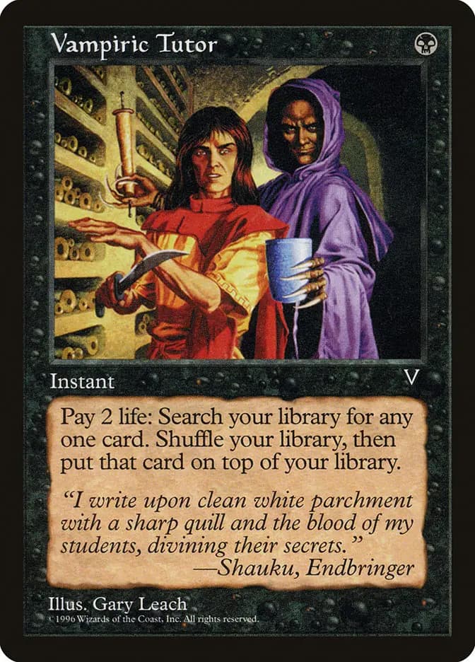 Card image of Vampiric Tutor