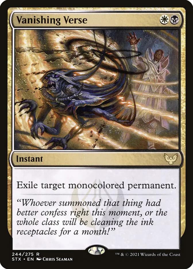 Card image of Vanishing Verse