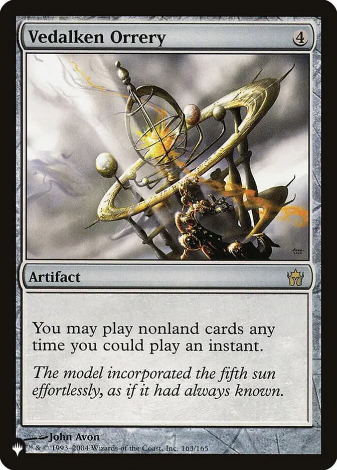 Card image of Vedalken Orrery