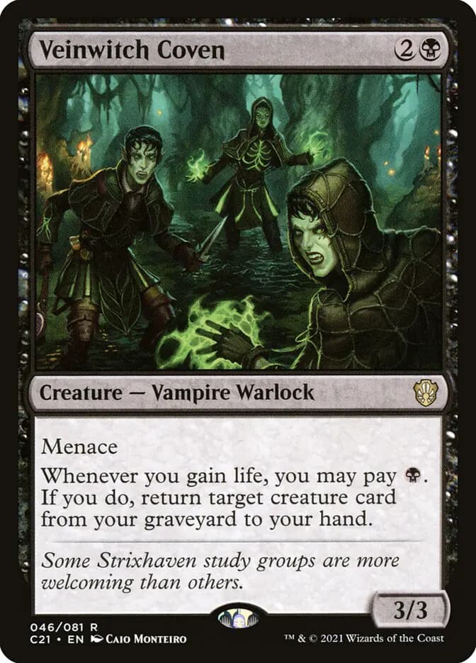 Card image of Veinwitch Coven