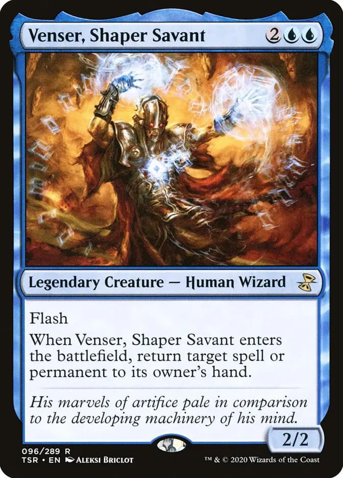 Card image of Venser, Shaper Savant