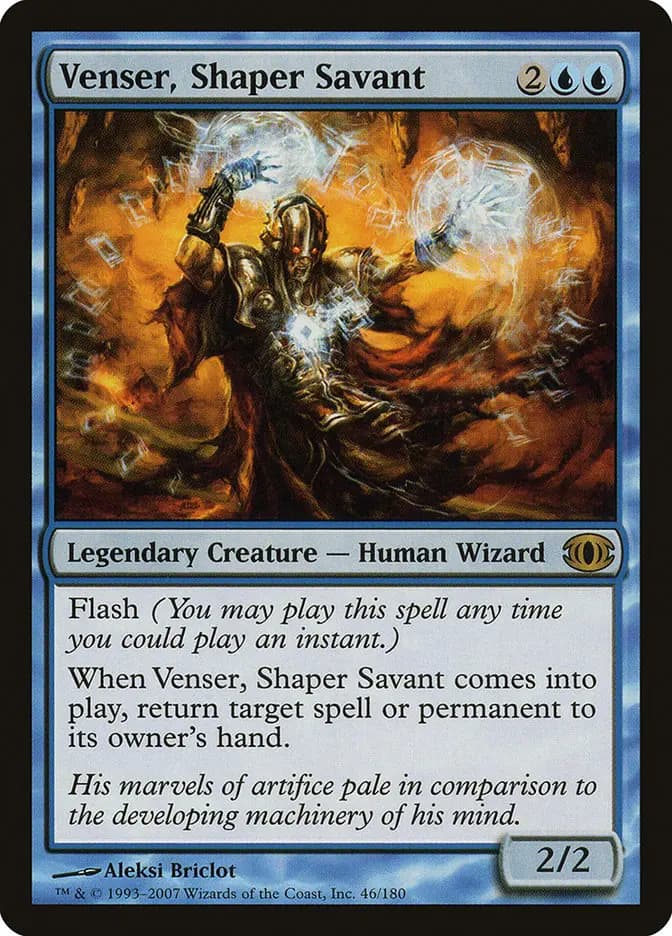 Card image of Venser, Shaper Savant