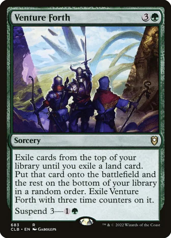 Card image of Venture Forth