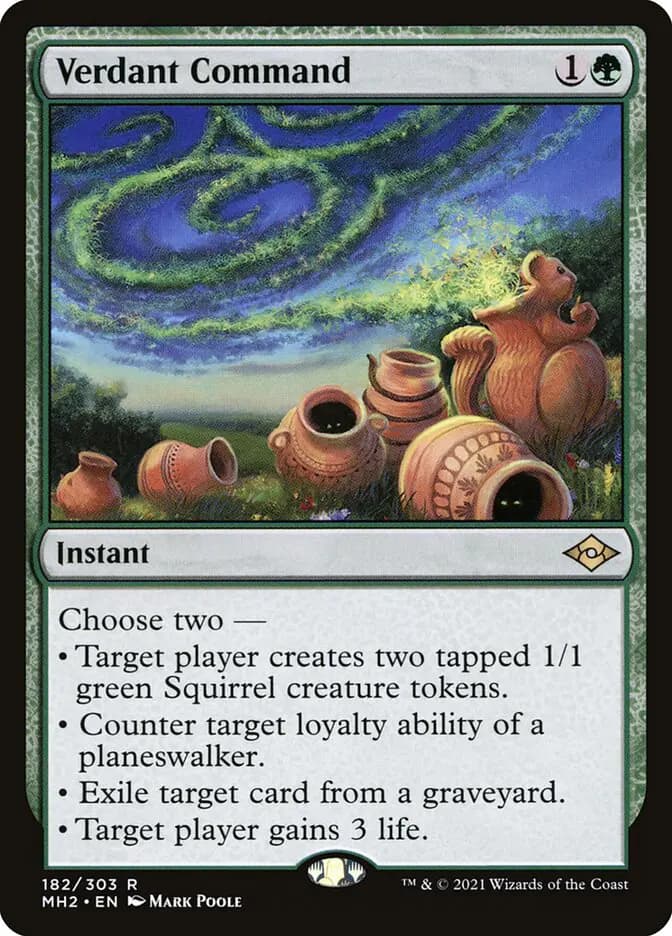 Card image of Verdant Command
