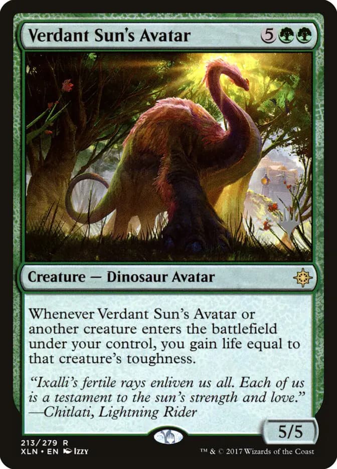 Card image of Verdant Sun's Avatar
