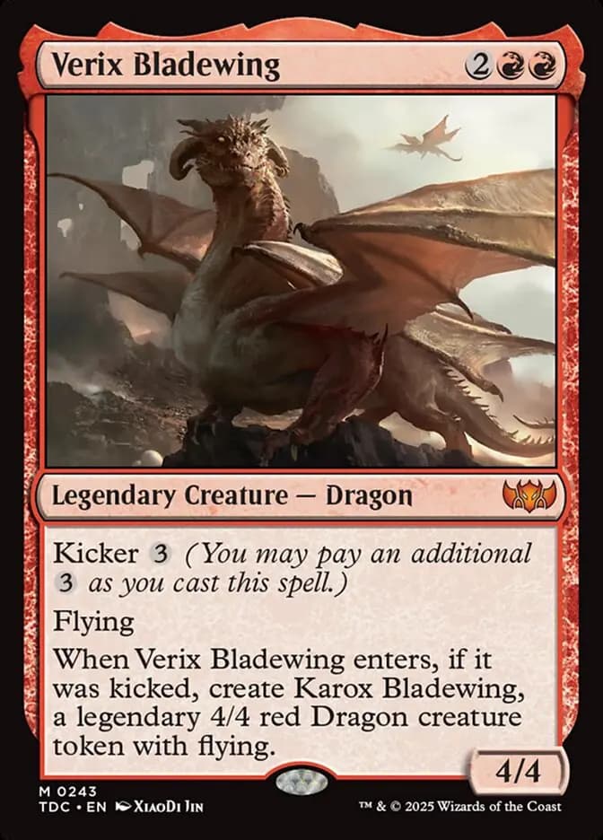 Card image of Verix Bladewing