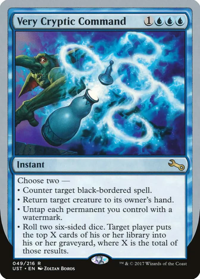 Card image of Very Cryptic Command