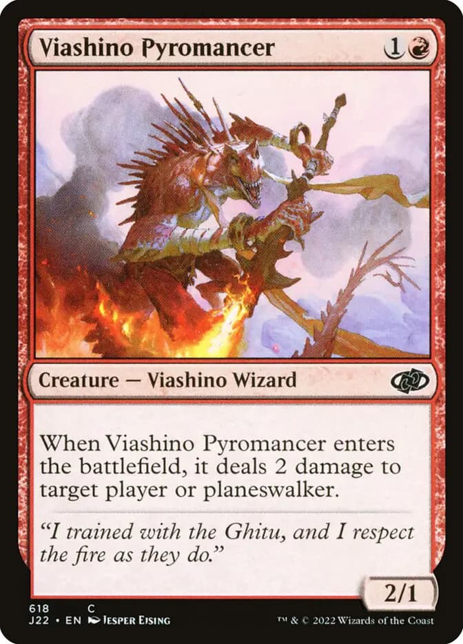 Card image of Viashino Pyromancer