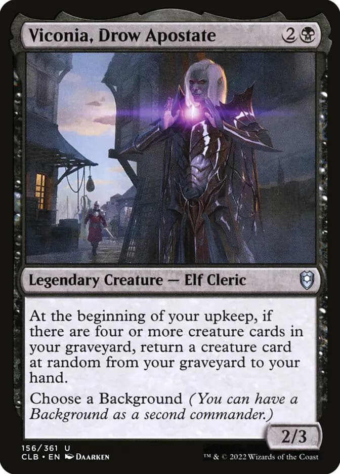 Card image of Viconia, Drow Apostate