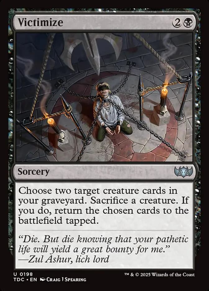 Card image of Victimize