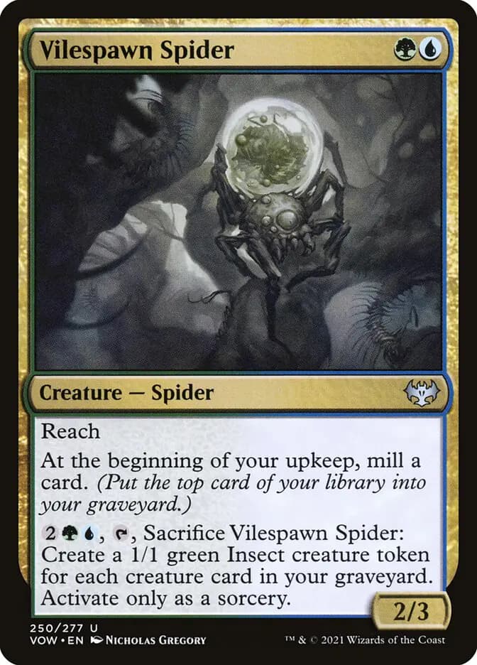 Card image of Vilespawn Spider