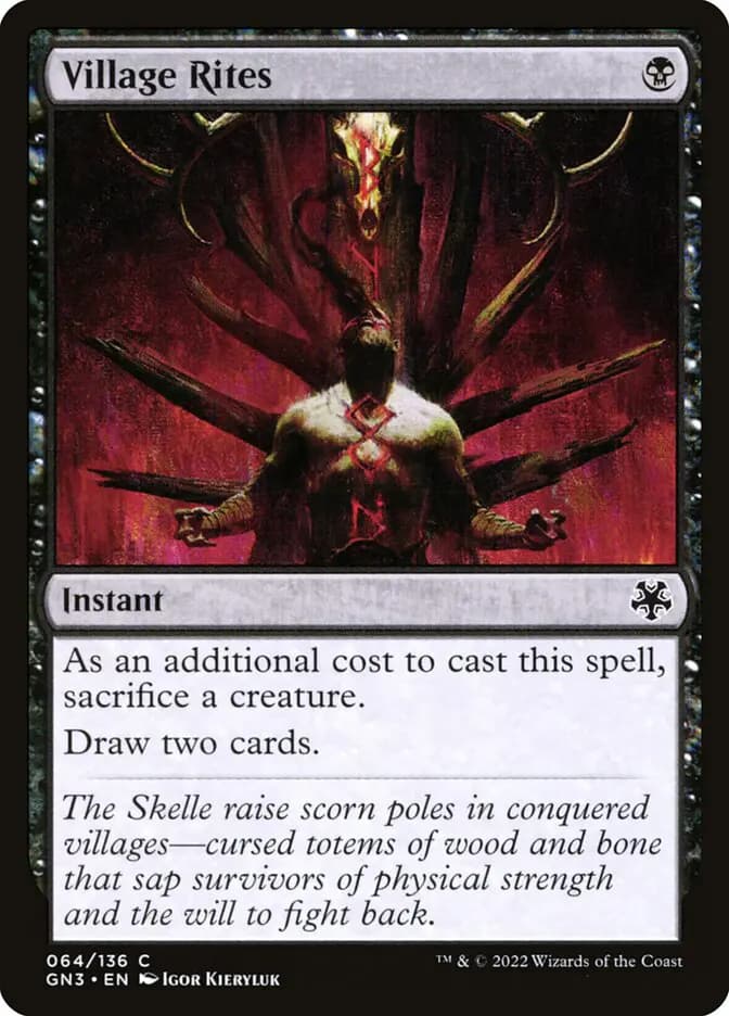 Card image of Village Rites