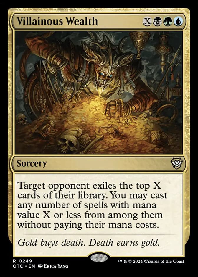 Card image of Villainous Wealth