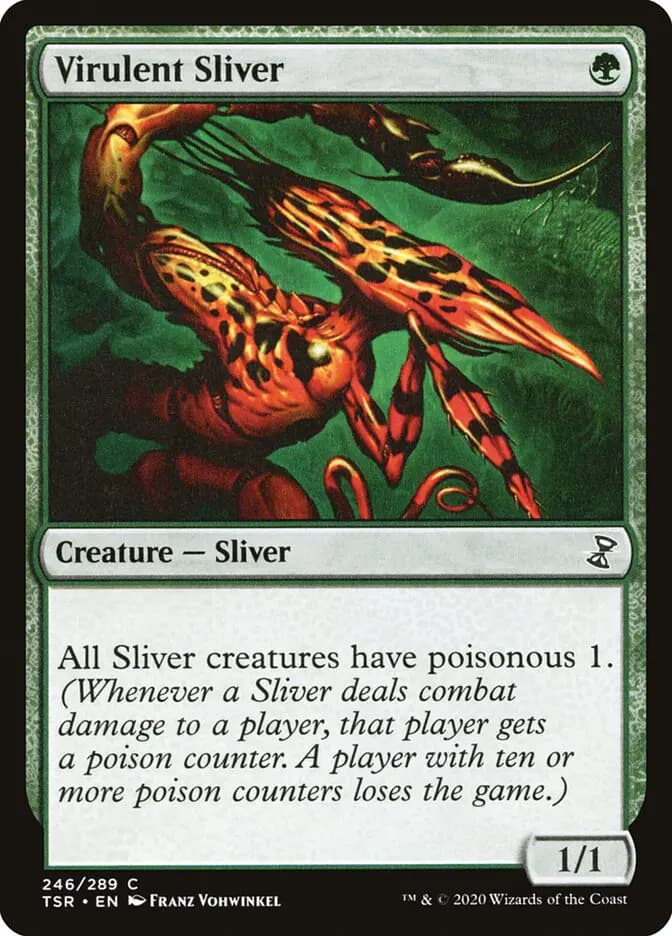 Card image of Virulent Sliver