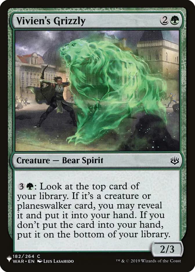 Card image of Vivien's Grizzly