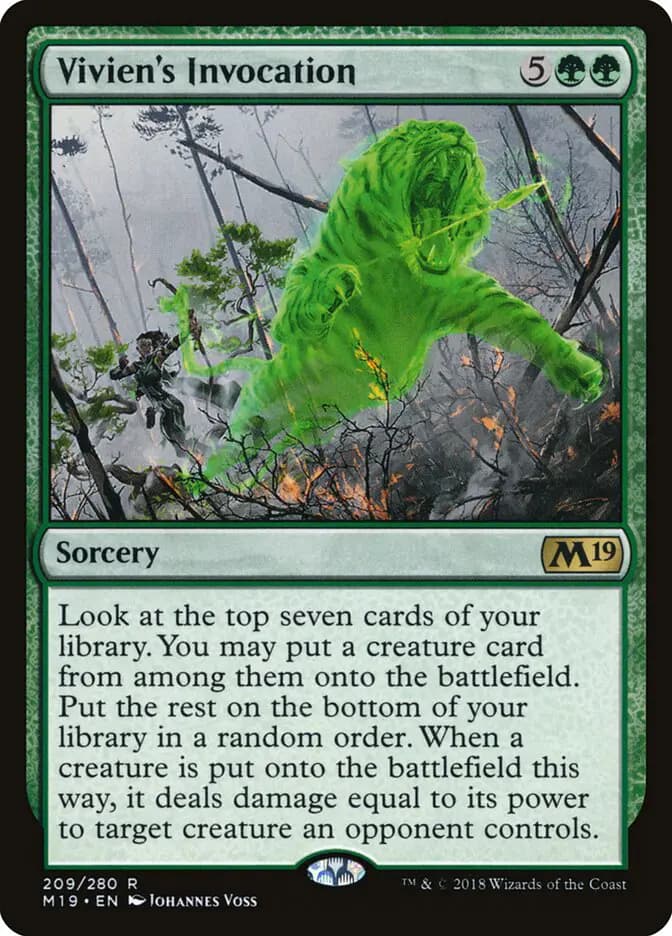 Card image of Vivien's Invocation
