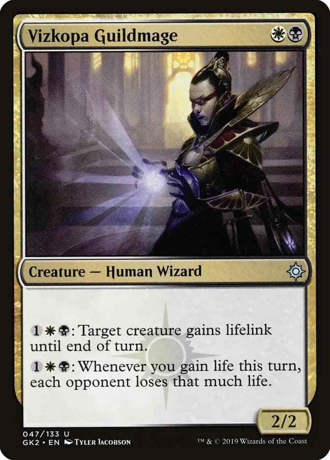 Card image of Vizkopa Guildmage