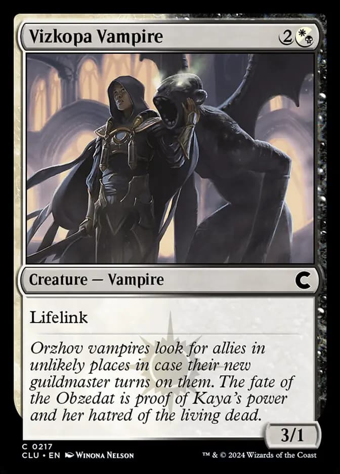 Card image of Vizkopa Vampire