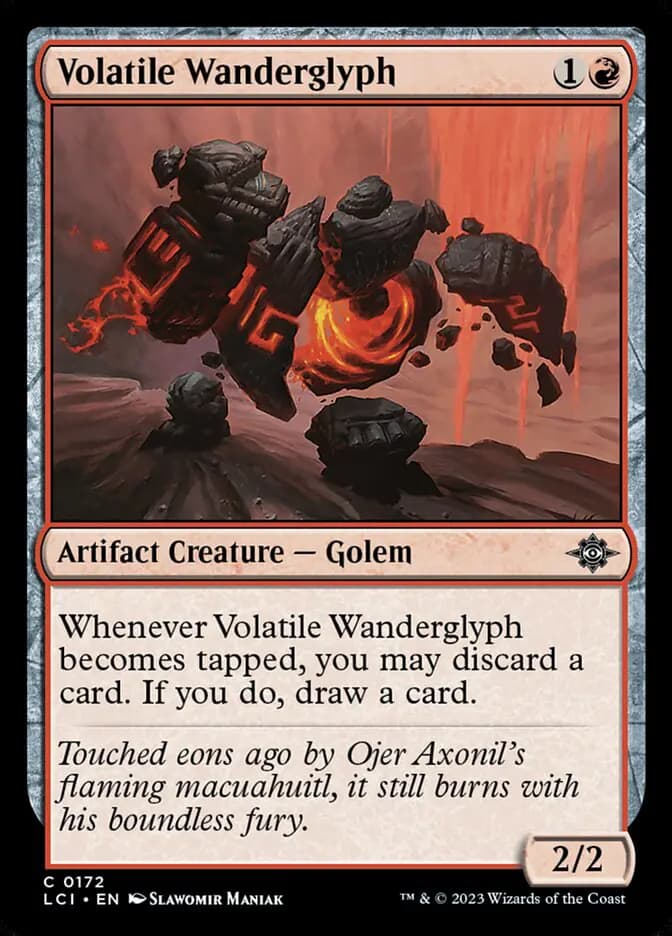 Card image of Volatile Wanderglyph
