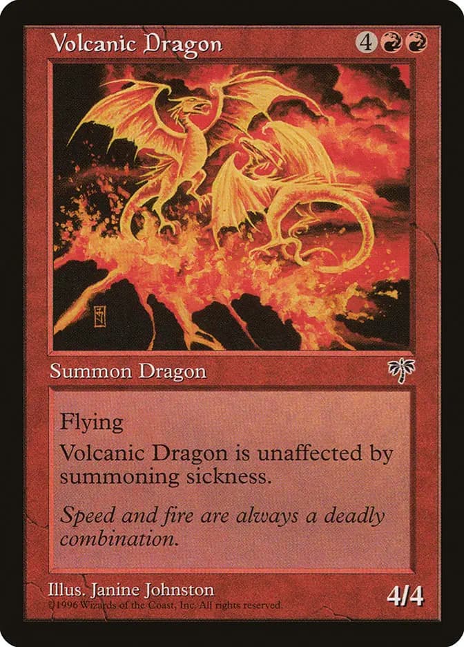 Card image of Volcanic Dragon